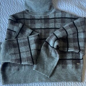 Buffalo David Bitten Remi Windowpane Turtleneck Sweater